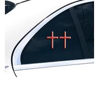Metal Jesus Christ Cross Badge Stickers, 3D Three-Dimensional Metal Sticker, Cross Car Logo Sticker, Motorcycle Car Modified Tail Exquisite Emblem Stickers Decorative,Timeless Faith