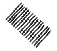 Metal Jewelry Anvil Chisel, Jewelry Anvil Chisel, Anvil Chisel Equipment Kit for Jewelry Processing Making Carving Tools (16 Pack)