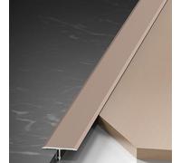 Metal Joining Trim, Aluminum T-Threshold Floor Transition Strip, For Doorways Table Wood Vinyl Laminates Carpet To Tile Strips (3pcs*90cm)(Rose Gold,W2cm)