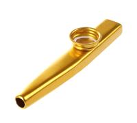 Metal Kazoo Flute Mouth Music Instrument Golden