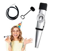 Metal Kazoo - Lightweight Music Pipe, Pocket Sound Instrument | Portable Hummingbird Blower, Comfortable Non-Slip Musical Toy for Beginners Adults or Music Lovers to Enjoy