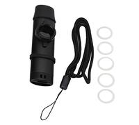 Metal Kazoo with Resin Mouthpiece, Adjustable Kazoo Wind Instrument, 5 Flute Diaphragms for Custom Tones, Cogged Design for Secure Play, Durable Metal Body with Storage (Black)