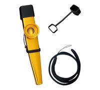 Metal kazooMusical Instrument - Portable Lightweight Design, Simple Hum Activated Sound Maker, Strong Durable Alloy Build, Smooth Edges Safe for Kids Adults Use, Compact Travel Friendly Tool | Music