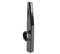 Metal Kazoos Aluminum Portable Kazoo Flute Diaphragms, Musical Instruments, a Good Companion for Ukulele, Violin, Guitar,Piano(Black)