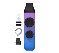 Metal Kazoos for Adults - Portable Backpack Instruments, Funny Double Diaphragm Stress Relief Tools with 12 Flute Diaphragms, Music Lovers Beginners for Practising Bands i