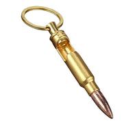 Metal Key Button Bullet Bottle Opener Creative and Innovative Bottle Opener Small Gift Keychain Pendant Retro Military Bullet Bottles Opener Keyring