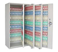 Metal Key Cabinet with Labels for Home Office & Business Holds 600 Keys Wall Mounted Storage Solution Durable Organizer for Easy Access & Security