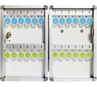 Metal Key Cabinet with Lock - Wall Mounted Key with Writable Tags for Home Office and Garage - Secure Key Storage Solution for Easy Access and ion