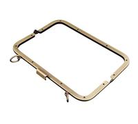 Metal Kiss Clasp Frames, Metal Frame Kiss Clasp Lock 21cm Brown, Grey Black for DIY Bag Making(Brown)