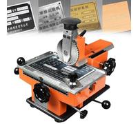 Metal Label Stamping Printer Machine - Semi-Automatic Sheet Embosser for Copper/Aluminum/Stainless Steel, with Fixture for Wood/Plastic/PVC Card