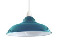 Metal Lamp Shades Living Room Ceiling Pendant Light Shade 32cm Easy Fit Lampshades Only for Industrial Ceiling Light Fitting Bedroom, Kitchen