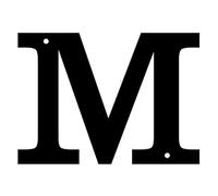 Metal Large House Numbers 127mm Stainless Steel Floating House Numbers Letters Outdoor Metal Home Address Sign Plates 5 In Wall Mounted Doorplates 0-9/A-Z(M)
