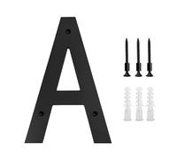 Metal Large House Numbers Large 30cm House Number Outdoor Floating Sign Modern Building Signage Address Street Sign Door Numbers(30cm A)