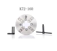 Metal Lathe Chuck 160mm 4 Jaw Independent Chuck K72-160 Manual Lathe Chuck Scroll Chuck for Bench Lathe