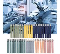 Metal Lathe Cutting Tools, 38PCS Metal Lathe Tools Carbide Tipped Weld Turning Tool Set Lathe Cutting Tool Kit (5/16)