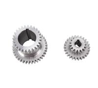 Metal Lathe Gear Set High Low Duplicate Gear Replacement for 0618 7x12 7x14 Mini Lathe with High Speed Steel Material Versatile Application in Chemistry Food Processing and