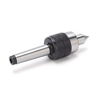 Metal Lathe Tailstock Centre,Mt2 Precision Rotary Live Revolving Milling Center Taper Metal Work Lathe Tool