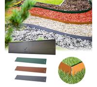 Metal Lawn Edging 18.5x120cm Rustproof Garden Border
