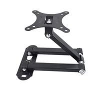 Metal LCD Wall Mount Bracket, 3-Arm, Adjustable Tilt & Swivel, Fits 25.4cm to 76.2cm TVs, Foldable Design for LCD, LED, Plasma Wall-Mounted Display