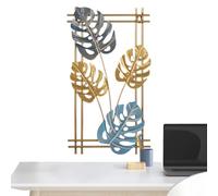 Metal Leaf Wall Decor Golden 3D Wall Decor