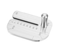 Metal Leather Punch Tool, Leather Stitching Punch Aid Plate, Leathers Pricking Plate Iron for Pulling Out Nail Irons Diamond Lacing Chisel