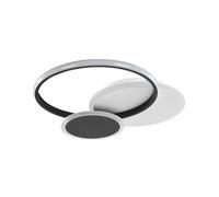 Metal LED Ceiling Lamp Black and White ZAMI [EEK: G]