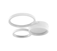 Beliani Led Ceiling Lamp Agnat Metal White