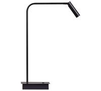 Metal LED Desk Lamp Black LAWSON [EEK: G]
