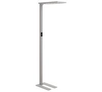 Beliani Led Floor Lamp Orion With Motion Sensor Metal Silver