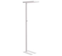 Metal LED Office Floor Lamp White TAURUS
