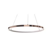 Metal LED Pendant Lamp ø 50 cm Rose Gold JORDAN