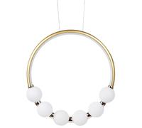 Metal LED Pendant Lamp Gold FANE [EEK: A]
