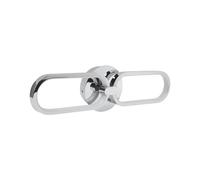 Beliani Metal Led Wall Lamp Silver Krang