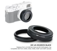 Metal Lens Hood + 49mm Adapter Ring fr Fujifilm X100V X100S X100T X100F X100VI