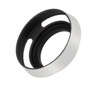 Metal Lens Hood 52 mm Silver Hollow Profile Design Screw Mounting