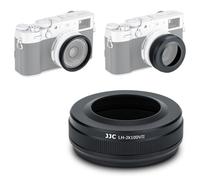 Metal Lens Hood + Adapter Ring for Fujifilm X100VI X100V as LH-X100 and AR-X100