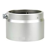 Metal Lens Hood for Olympus M.for Zuiko for DIGITAL ED 75mm F/1.8 Replaces For LH-61F Silver