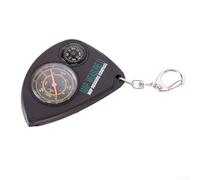 Metal Lensatic for compass with Fluorescent for dial for Night Reading Hiking Hunting Geology Survey Tool Black 7.5x5cm