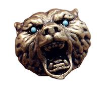 Metal Leopards Head Pendant for Keychain and Backpack Decoration Unique Leopards Charm Paracord Accessories Head Keychain Pendant