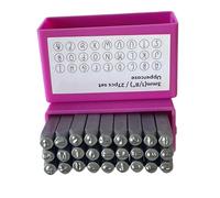 Metal Letter Punches Embossing Tool 3 mm Leather Number Letters Stamper Stamp Tool for Leather Engraving Jewellery Create Steel Fonts Stamper for Creative Crafts