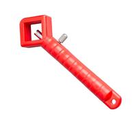 Metal Lettering Stamp Holder Handheld Guide Tool | ABS Carbon Steel Frame, Knurled Locking Knob, Ergonomic Grip, Square Shank 5-23 Mm Capacity