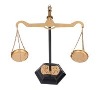 Metal Libra, Antique Balance Scale Sculpture, Balancing Scale Jewelry Tower Retro Desktop Decor Weight Balancing Scale for Lawyer Office Decor Unique Gift Jewelry Display