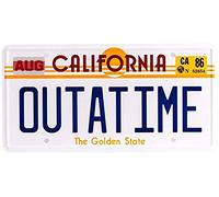 - Metal license plate of the Delorean Time Machine car from the movie "Back to the Future" OUTATIME (62)