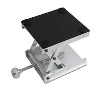 Metal Lift Table Level for Woodworking and Laboratory Use, Adjustable Height Platform with Stable -Resistant Bracket, 1 Pack