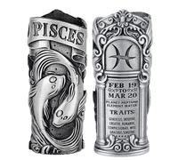 Metal Lighter Case Fits BIC, It Covers Standard Full Size Bic Lighter in J6. Zodiac Astrology Lighter Case, Design in Pisces. One Piece Per Order