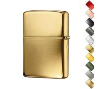 Metal Lighter Case for Zippo No Insert, Durable Outer Shell Cover for Zippo Lighters, Robust Metal Case Only for Zippo#12