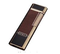 Metal Lighter, Retro Grinding Wheel Ignition Butane Lighter, Slim Soft Flame Lighter, Refillable Butane Lighter, For Birthday, Holiday, Men's Gifts (Butane Not Included)(Color:Bb)