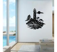 Metal Lighthouse Wall Art Nautical Lighthouse Wall Decor Metal Ocean Art Costal Decor Nautical Light house Decoration for Bathroom Bedroom Patio Outdoor