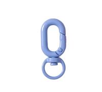 Metal Lobster Claw Clasp 40pcs Colorful Swivel Lanyards Trigger Strap with Key Ring DIY Accessories for Bag Key Chains Connector(Taro Purple)