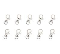 Metal Lobster Claw Clasp Hooks for Keychain Jewelry Craft Necklace Chain Lanyard Hook Clasps